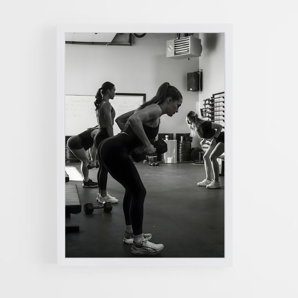 Poster Squat Queens – affiche Compétitions de gymnastique (vue 3)